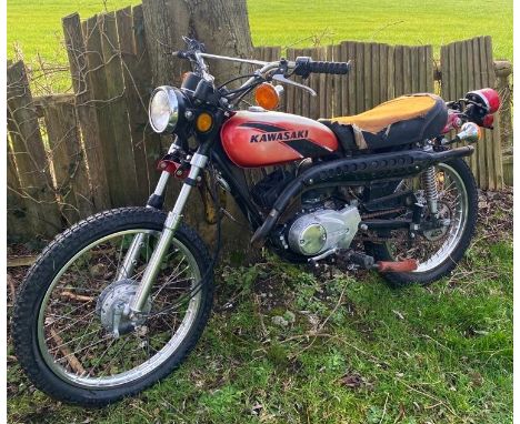 1975 Kawasaki KE100  Registration Number: See description Frame Number: 079041  Produced by Kawasaki from 1976 to 2001, the K