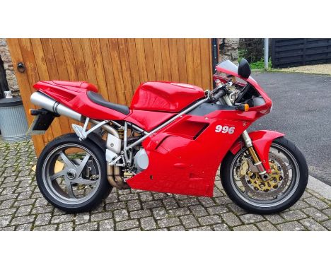 2002 Ducati 996 Biposto  Registration Number: WU02 TWW Frame Number: TBA  - 1 private owner from new - 2,400 miles from new  