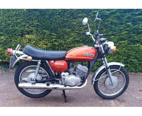 1972 Suzuki T250 J Hustler  Registration Number: GUG 976K Frame Number: T250-44202  - Two registered owners - Lovely example,