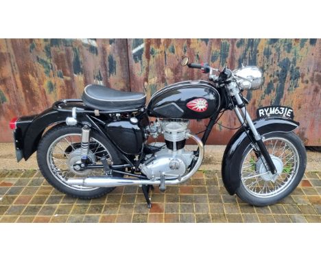 1961 BSA C15 250cc  Registration Number: RYM 631E Frame Number: C15G1149  Launched in September 1958 and running until 1967, 