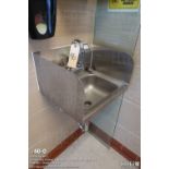 John Boos wall-mount stainless steel hand sink