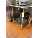 Stainless steel work table 30" x 30"