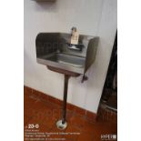 John Boos wall-mount stainless steel hand sink