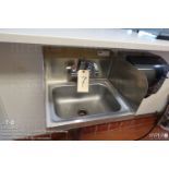 John Boos wall mount SS hand sink