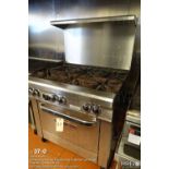 Southbend S36D 36" oven/range combo