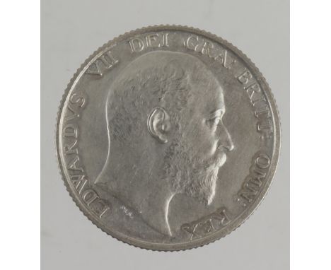 Shilling 1902 matte proof nFDC, light hairlines.
