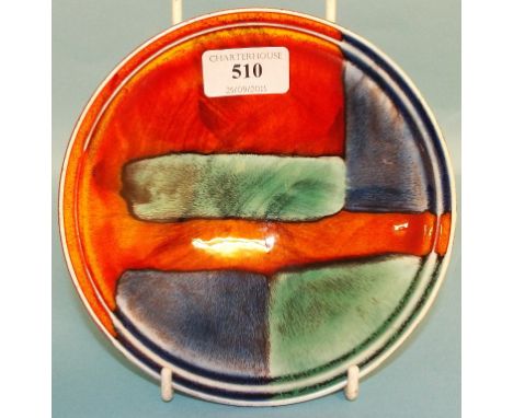 A Poole Pottery limited edition charger, to commemorate the opening of the new Poole Pottery Factory - 28th September 2001, b