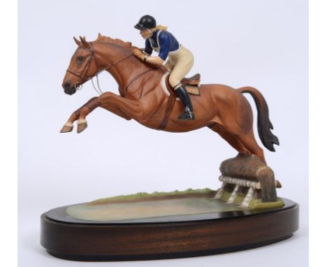A Royal Worcester limited edition figure, H.R.H. Princess Anne and Doublet, 162/750, RW3912, boxed with certificate  See illu