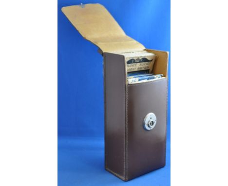 A leather map case, with linen backed Ordnance Survey and Michelin maps of the British Isles Condition report Report by MW

T