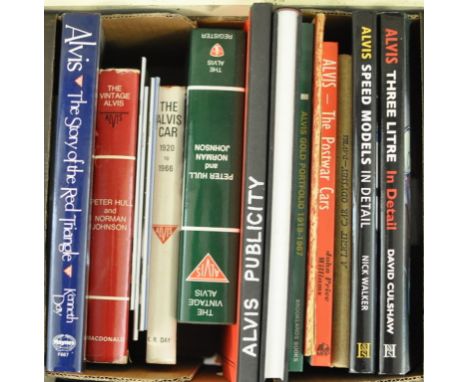 Assorted Alvis reference volumes, including Day (Kenneth), Alvis, The Story Of The Red Triangle, Radford (Michael), The Alvis
