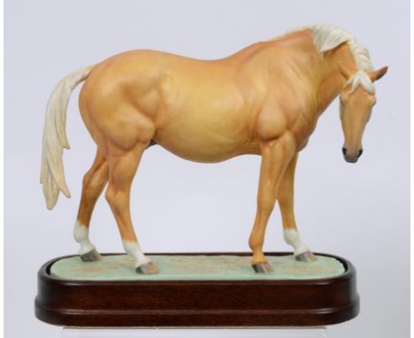 A Royal Worcester limited edition figure, Thoroughbred Mare, 68/500, RW4107, boxed with certificate  See inside front cover c