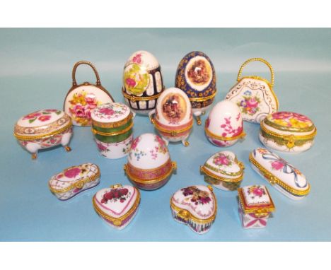 A Limoges style trinket box, and others similar