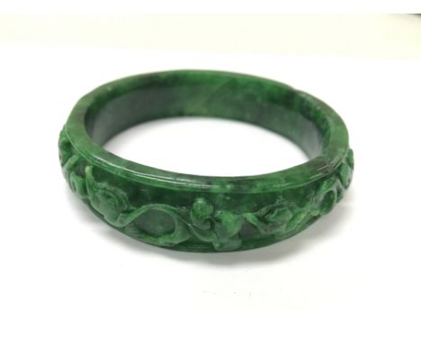 A jade bangle.