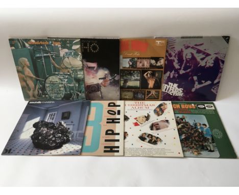 A collection of various compilation and soundtrack LPs including The Byrds, The Story Of The Who, Woodstock 2, Beginnings Of 