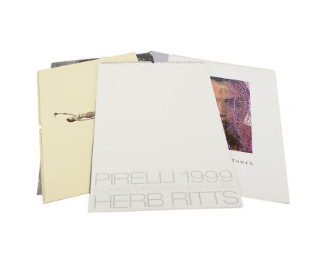 Six Pirelli calendars, comprising 1990, 1991,1992, 1994, 1999 and 2003