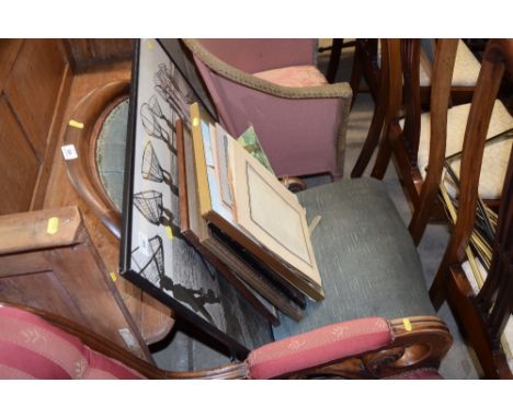A Victorian mahogany and button back nursing chair 