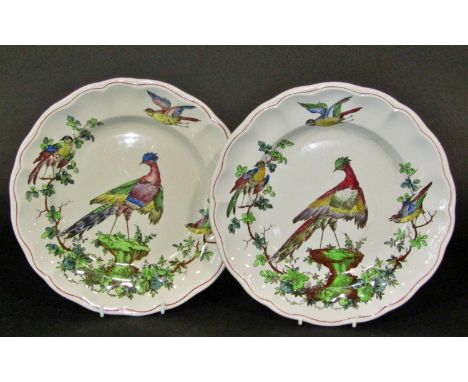 Collection of Copeland Spode Chelsea Blackbird pattern tableware comprising bowls, 1 side plate, 3 salad plates and 30 dinner