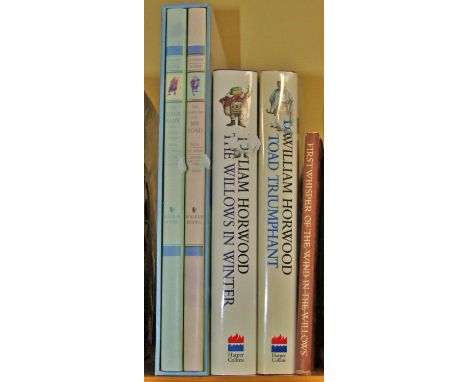 Wind in the Willows &amp; associated books by Horwood (5 volumes) including The First Whisper of Wind in the Willows (1944) 