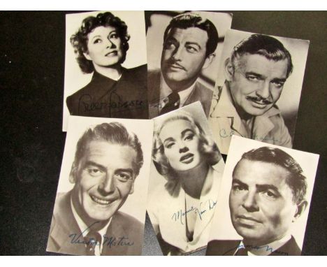 Collection of Victorian portrait post cards, film stars, etc, 