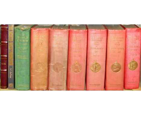 Military Interest including South Africa War History 1899 - 1902 (6 volumes) The World in Crisis (1932) Shadows of the Sands 