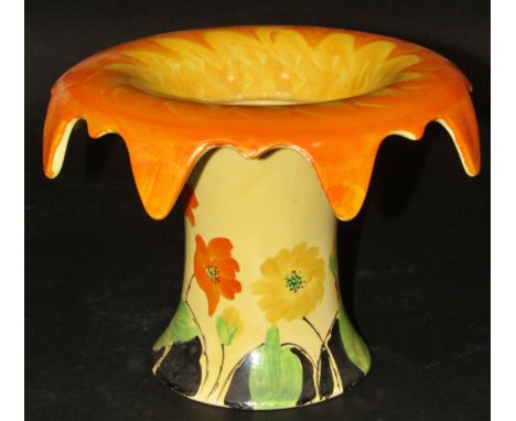 Myott &amp; Co orange vase 