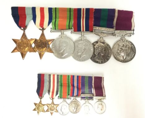 WW2 British Medal Group to Capt. LW Bryne RE / NF consisting of 1939-45 Star, France and Germany Star, Defence Medal, War Med