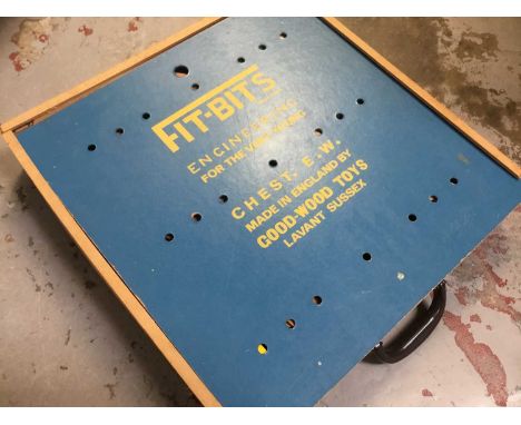 Fitbits- vintage childs construction kit, in original box