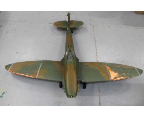 Good quality scratch built model of a Second World War Supermarine Spitfire