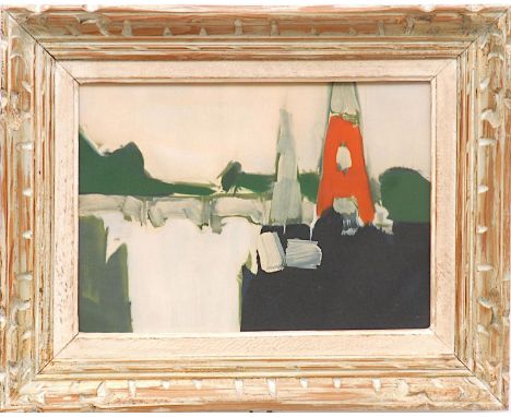 NICOLAS DE STAEL 'Paris', lithograph, Pierre Levy edition, 23cm x 32cm, vintage French frame. 