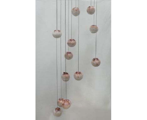 BOCCI 84.46 GLASS PENDANT LIGHT BY OMER ARBEL, 300cm Drop approx. (sold as seen, other parts in box) 