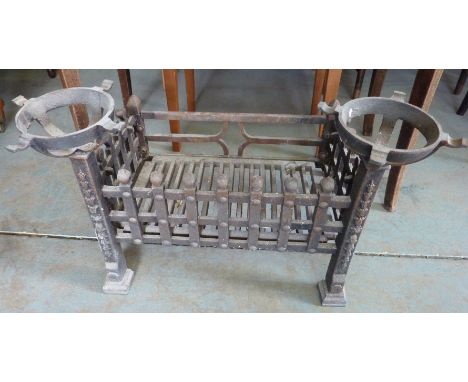 Cast iron fire grate