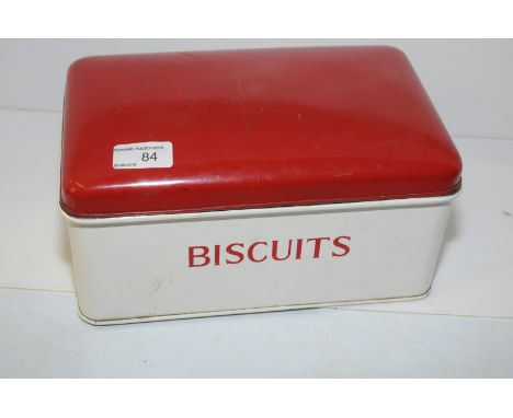 Enamel biscuit tin