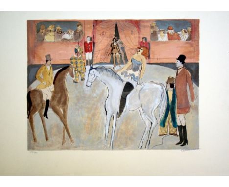 David Schneuer Arena lithograph 125 of 250 signed 56 x 70 cm unframed On show at the Curwen Gallery  RRP £ 300