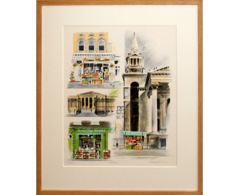 Albany Wiseman Bloomsbury lithograph AP signed 76 x 56 cm framed   On show at the Curwen Gallery  RRP £ 350