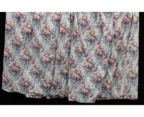 Textiles - a pair of Sanderson curtains, Amboise Minor pattern, 1992 