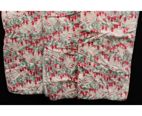 Textiles - a pair of Laura Ashley interlined curtains, MCMLXXXVIII; another pair, similar 