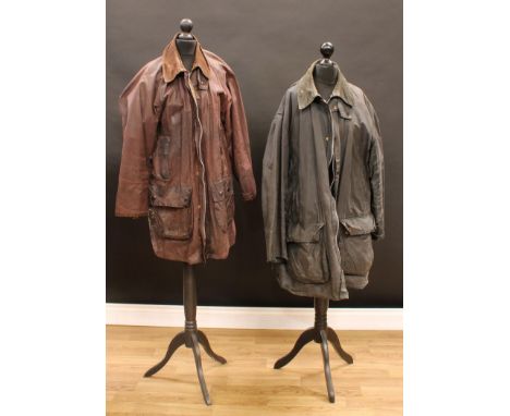 Vintage Clothes - a Barbour wax jacket; another (2) 