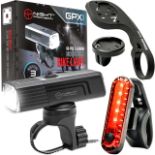 RRP £26.89 GPX-950 Go-Pro Mountable Bike Light USB-C Rechargeable