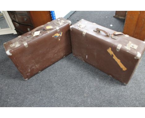 Two vintage luggage cases 