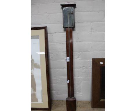 A mahogany stick barometer 