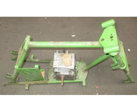 A frame, engine and forks, for a US made mini bike