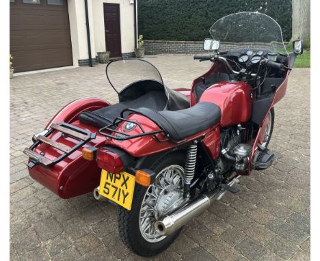 1984 BMW 80RT with sidecarRegistration number NPX 571YFrame number 6 420 450Engine number 6039918Purchased 2019Full service a