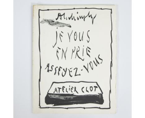 Pierre ALECHINSKY (1927), Folder with lithographs (3) Je vous en prie, numbered 45/99 and signedPierre ALECHINSKY (1927), Map