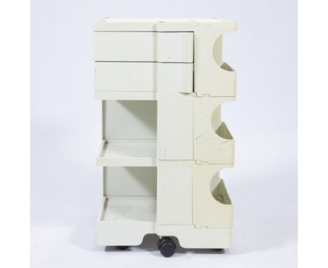 Original ‘Boby’ trolley designed by Joe Colombo and produced by Bieffeplast Italy, 1970s, the trolley has 3 storage compartme