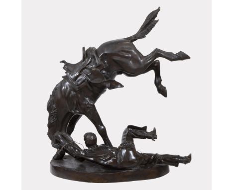 Frederic Sackrider REMINGTON (1861-1909), bronze sculpture of a horse trainer, signedFrederic Sackrider REMINGTON (1861-1909)