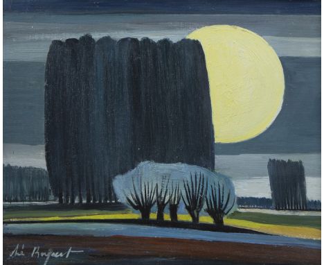 André BOGAERT (1920-1986), oil on panel Untitled, signedAndré BOGAERT (1920-1986), olie op paneel Zonder titel, getekend21 x 