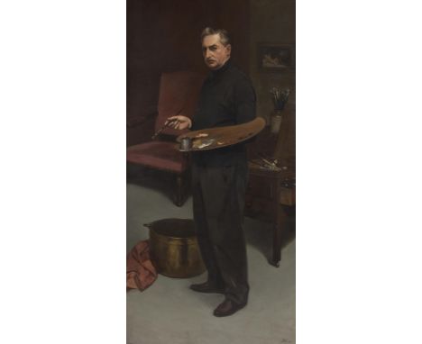 Robert VAN CAUWENBERGHE (1905-1985), oil on canvas Self-portrait, monogrammed and dated ‘64Robert VAN CAUWENBERGHE (1905-1985