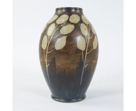 Charles Catteau (1880-1966) Keramis grès vase D659, markedCharles Catteau (1880-1966) Keramis grès vaas D659, gemerktH 25 cm