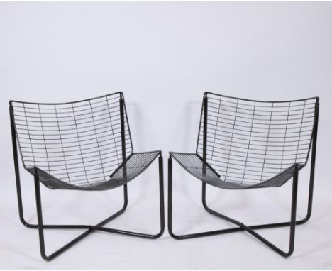 2 tub-shaped SKÅLBODA armchairs designed by Niels Gammelgaard for IKEALot van 2 kuipvormige SKÅLBODA fauteuils ontworpen door