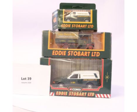 Manufacturer  - Corgi | Description - 3 Assorted Eddie Stobart Models | Stock Code - N/A | Notes - None| Scale - ? | Certific